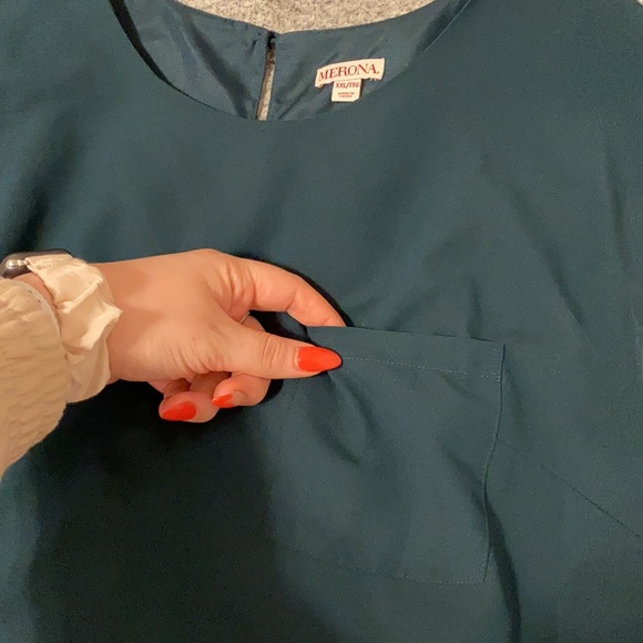 Deep green pocket dress - Picture 2 of 3